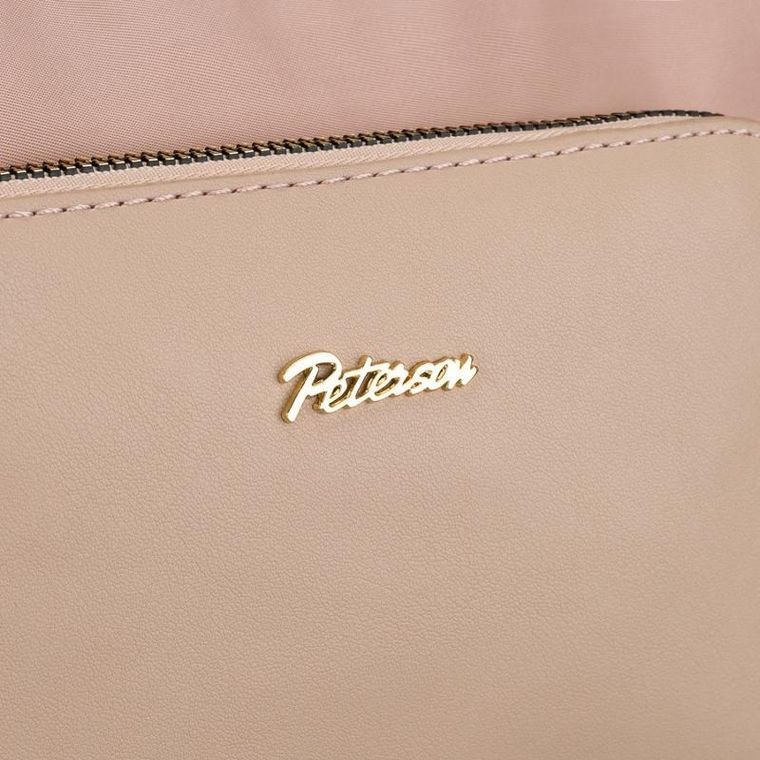 Torebka listonoszka, różowa, Peterson