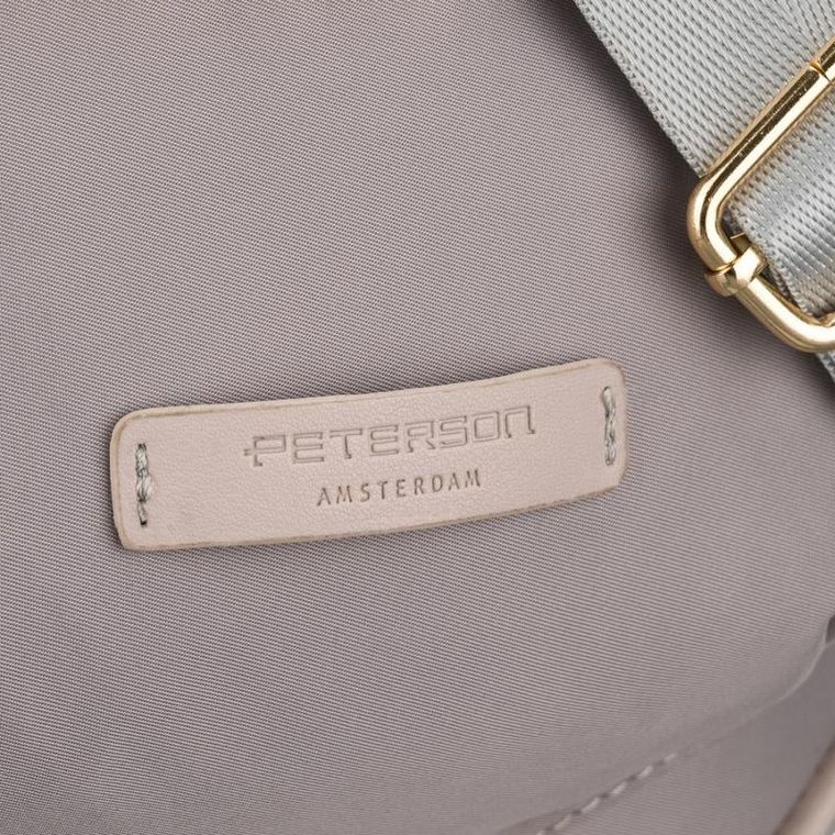 Torebka listonoszka, szara, Peterson