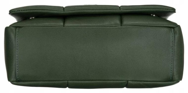 Torebka listonoszka, zielona, skórzana, Rovicky