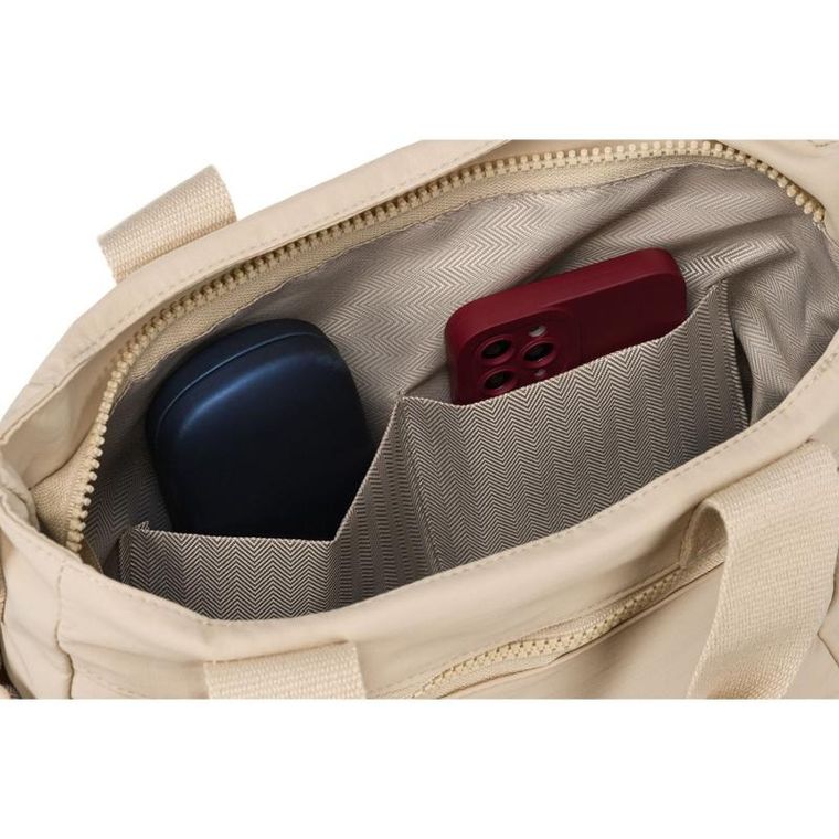 Torebka shopper, beżowa, Peterson