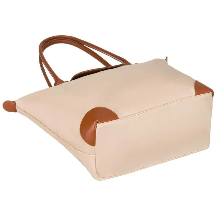 Torebka shopper, beżowa, Peterson