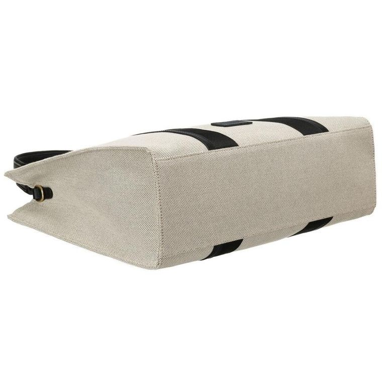 Torebka shopper, beżowo-czarna, Peterson