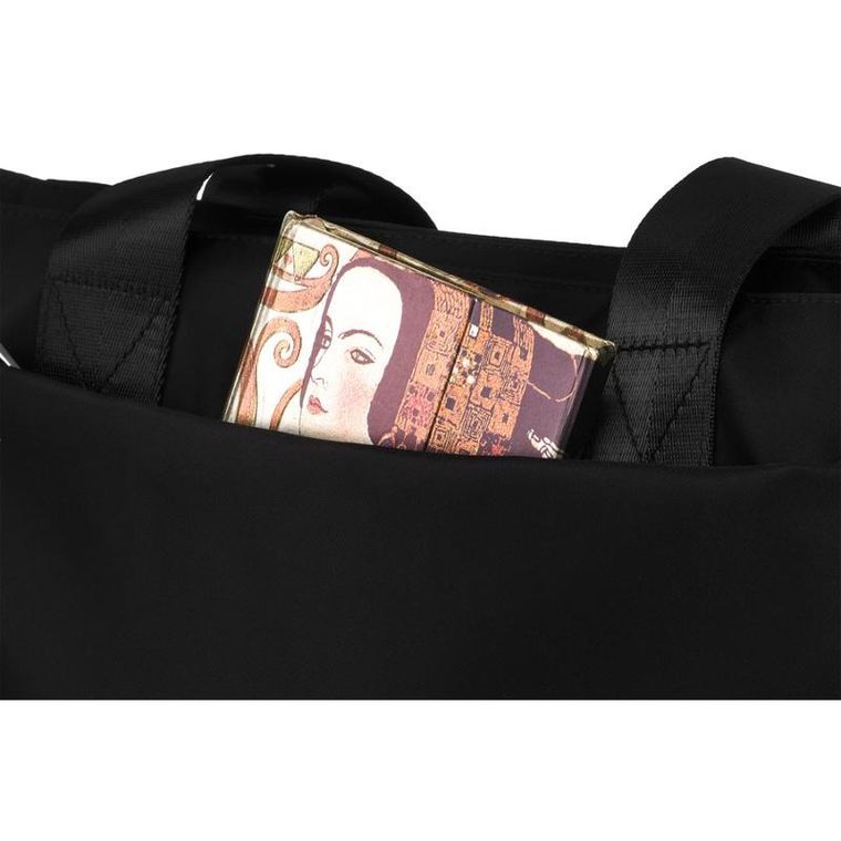 Torebka shopper, czarna, Peterson