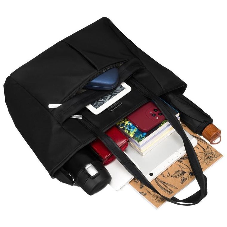 Torebka shopper, czarna, Peterson