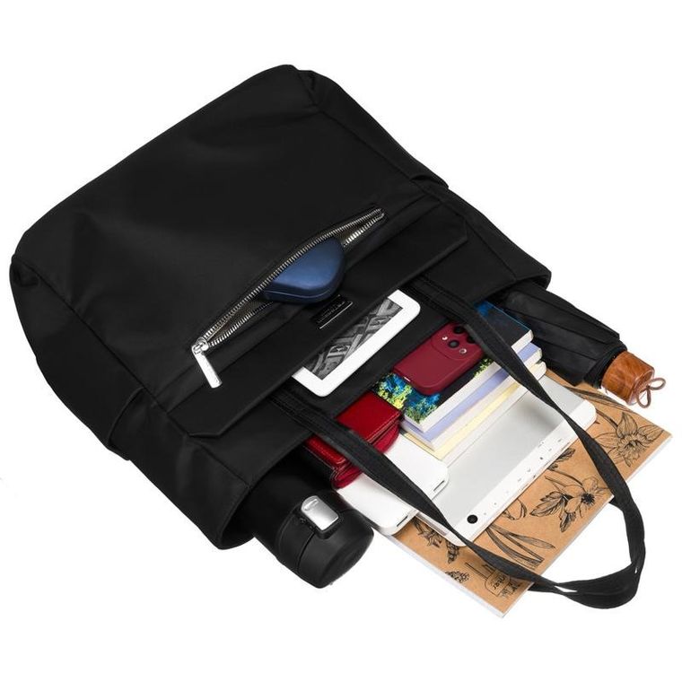 Torebka shopper, czarna, Peterson