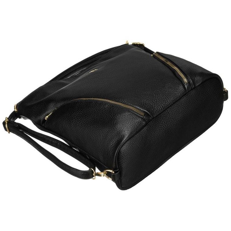 Torebka shopper, czarna, Rovicky