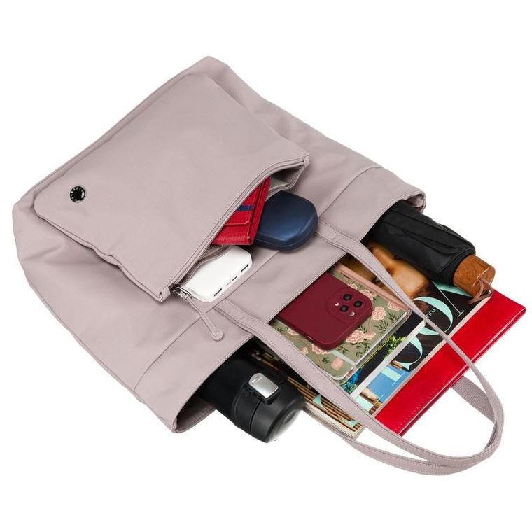 Torebka shopper, fioletowa, Peterson