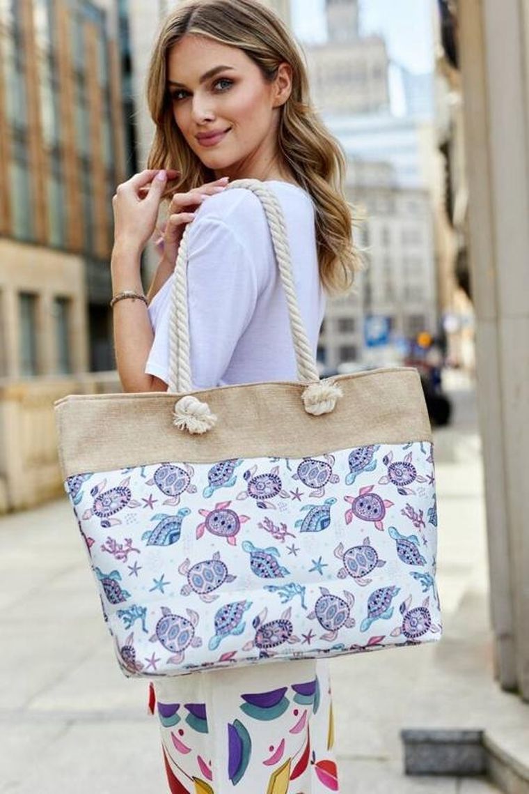 Torebka shopper, mix, plażowa