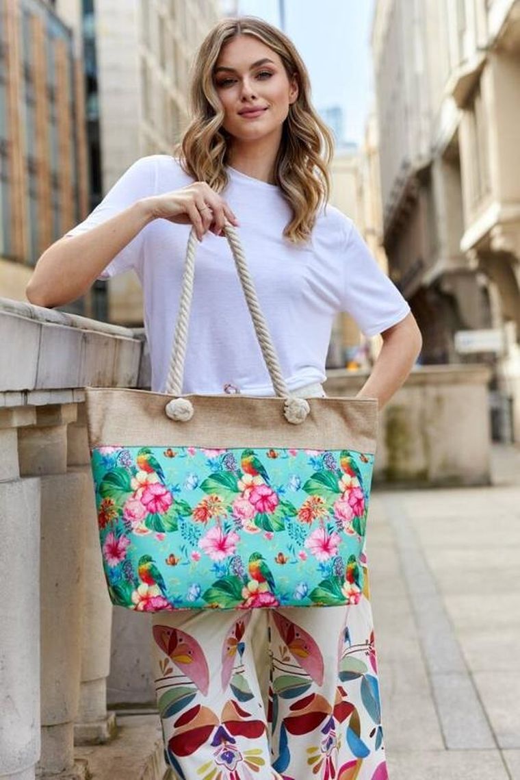 Torebka shopper, mix, plażowa