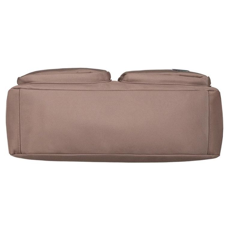 Torebka shopper, na laptopa, beżowa, Peterson