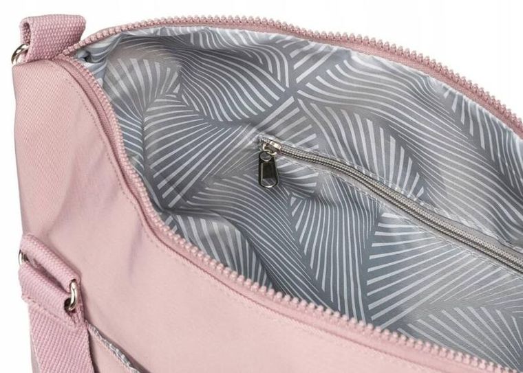 Torebka shopper, różowa, Peterson