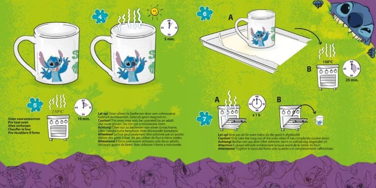 Totum, Lilo i Stitch, pomaluj swój kubek, zestaw kreatywny