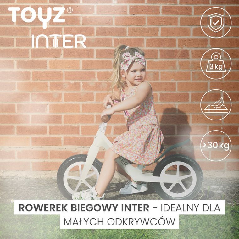 Toyz, Inter, rowerek biegowy, pink