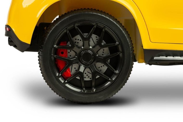 Toyz, Mercedes-Benz, W166, pojazd na akumulator, żółty