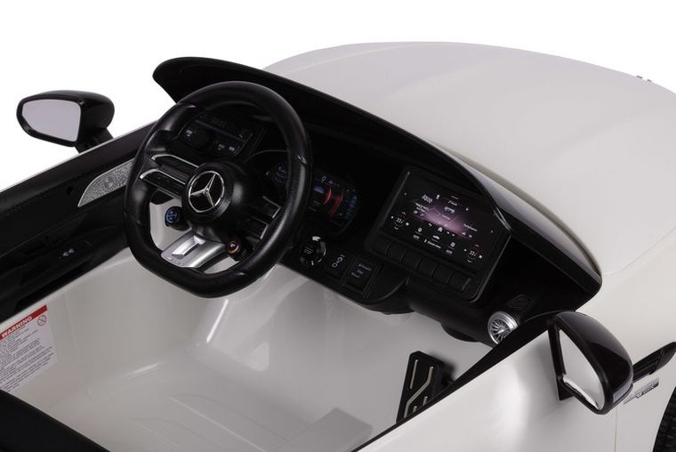 Toyz, Mercedes SL63, pojazd na akumulator, white