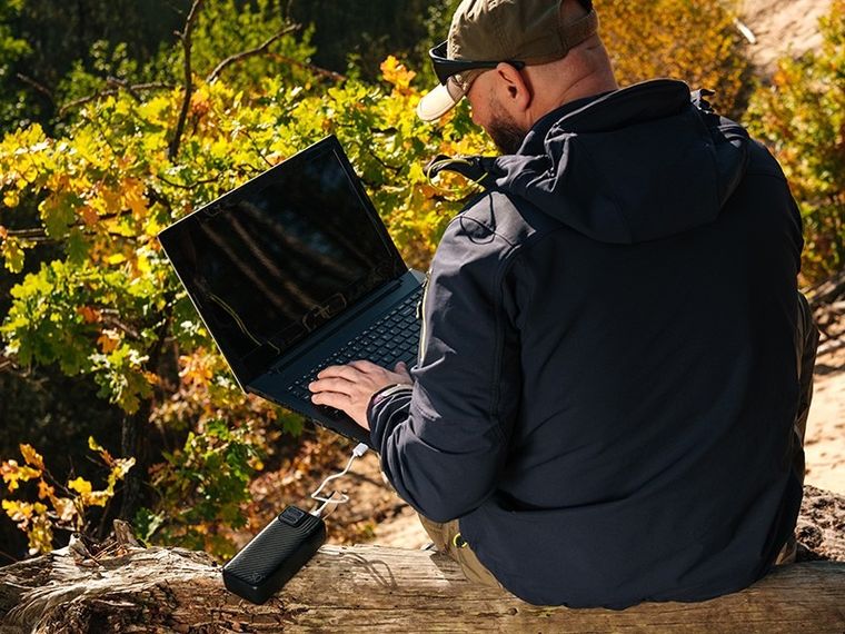 Tracer, powerbank, Blaze, 30000mAh, 65W, czarny