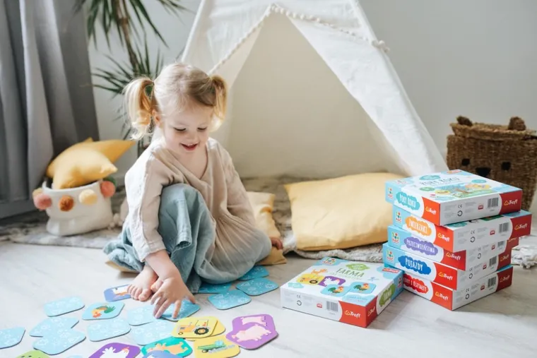 Trefl, ABC Malucha, Pojazdy, układanka + Farma, pamięciowa gra edukacyjna, zestaw promocyjny