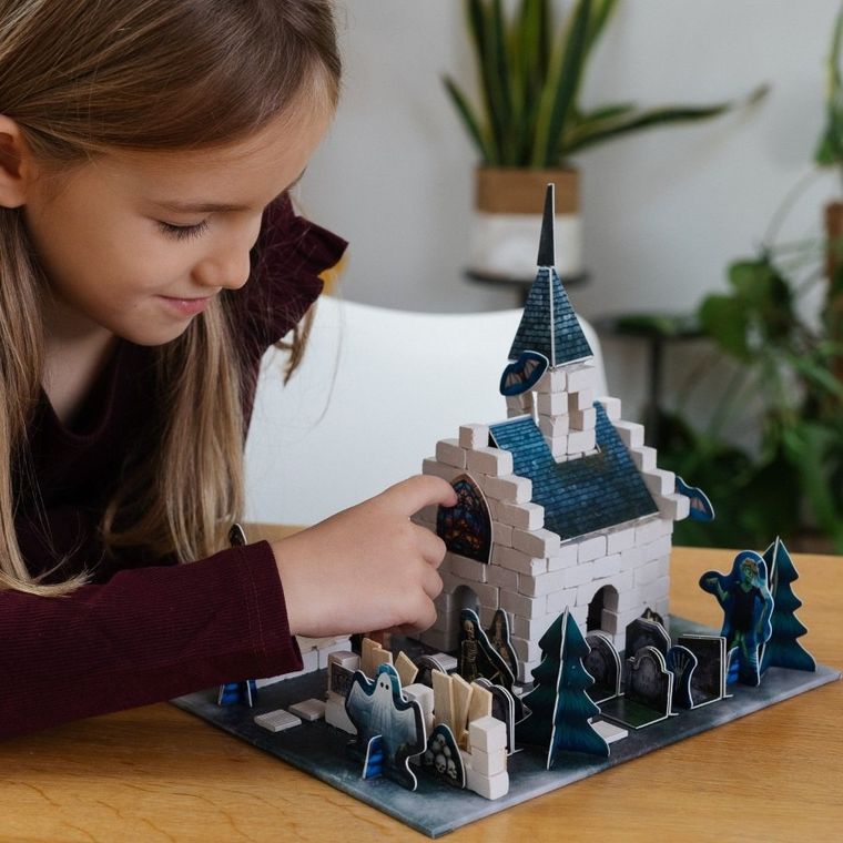 Trefl, Buduj z cegły, Halloween, Upiorna Krypta, zestaw kreatywny