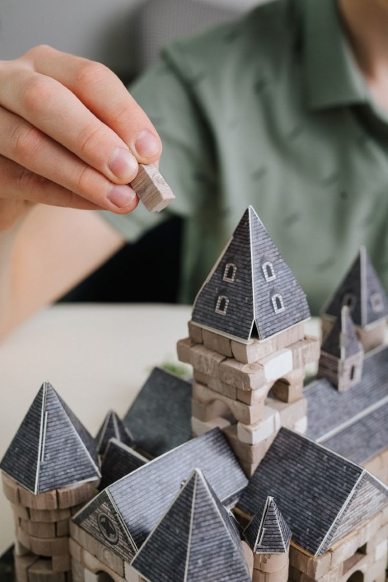 Trefl, Buduj z cegły, Harry Potter, Long Gallery, zestaw kreatywny z akcesoriami, 385 elementów