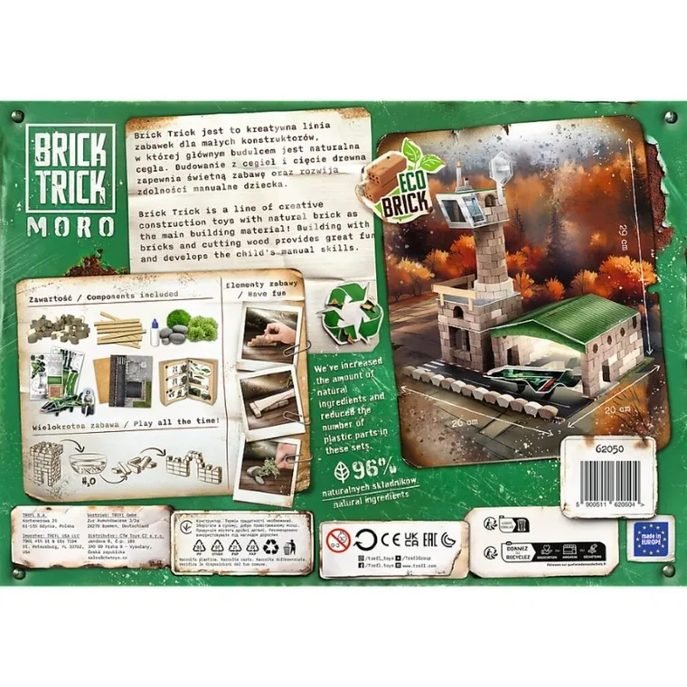 Trefl, Buduj z cegły, Moro, Lotnisko wojskowe, zestaw kreatywny, 360 elementów