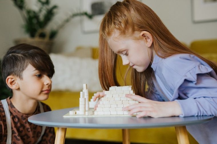 Trefl, Buduj z cegły, Piramida, zestaw kreatywny, 260 elementów