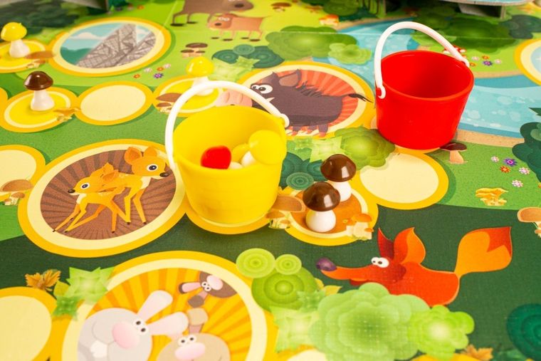 Trefl, Grzybobranie w Zielonym Gaju, gra familijna 3D