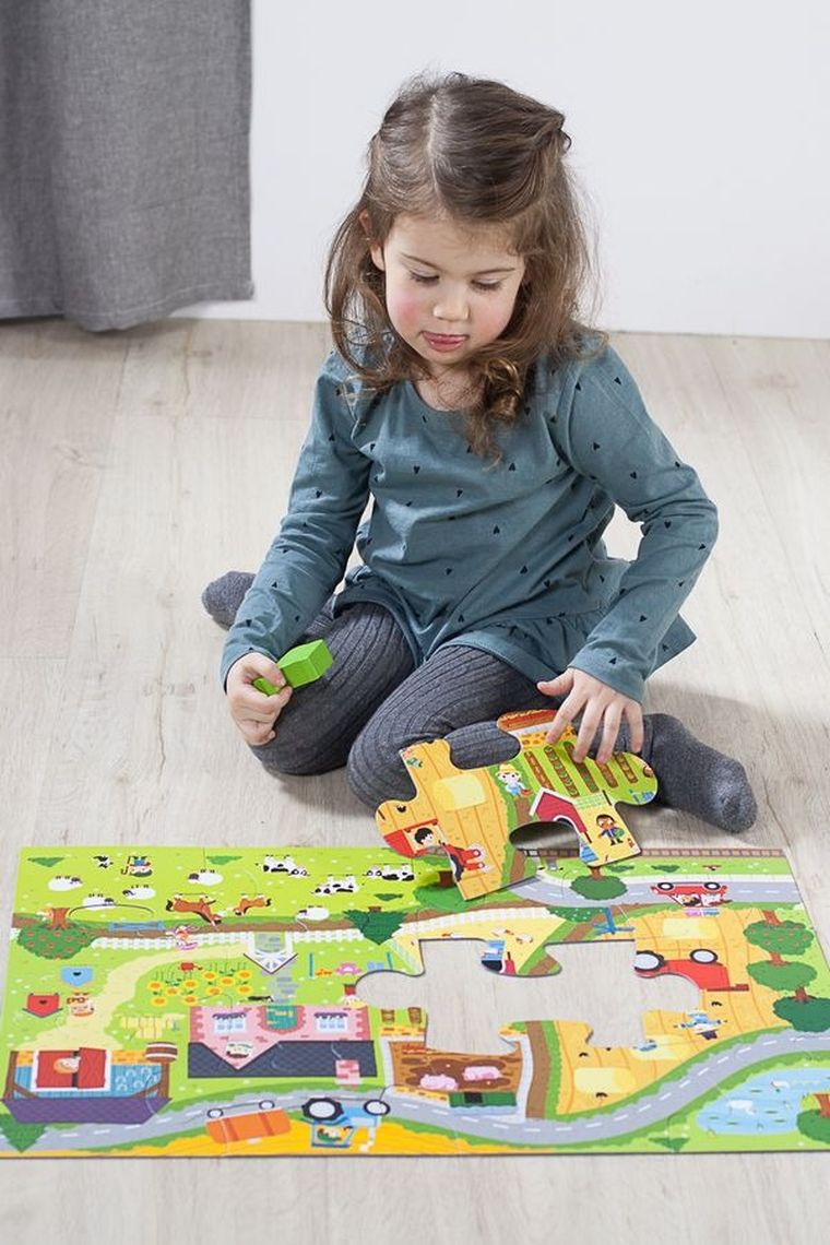 Trefl, Little Planet, Na wsi, pierwsze giga puzzle