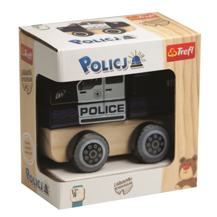 Trefl, Policja, zabawka drewniana