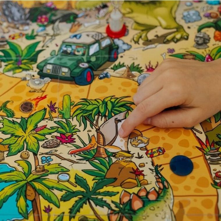 Trefl, Rodzina Treflików, Spy Guy Junior, Dinozaury, gra familijna