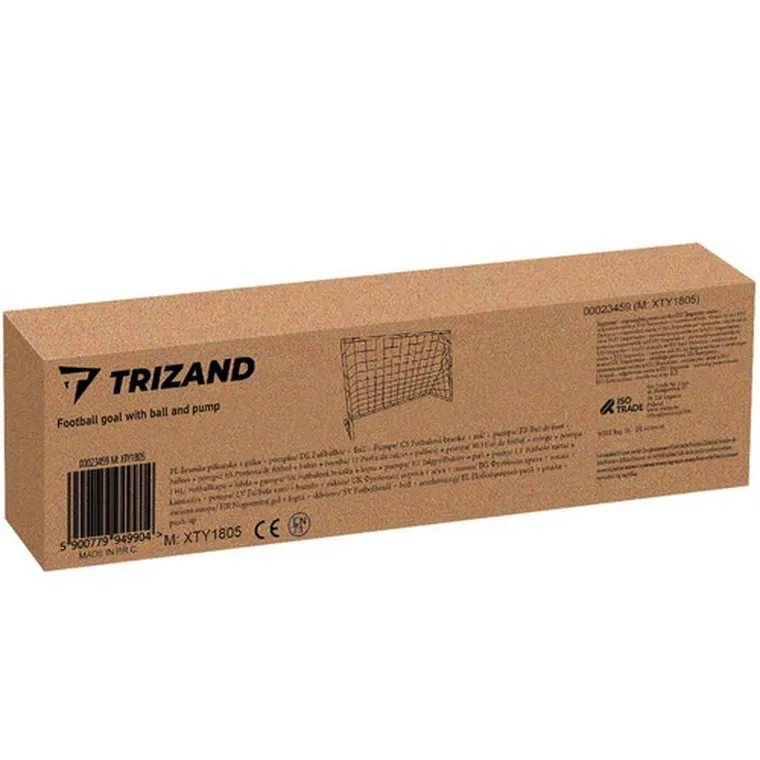 Trizand, bramka piłkarska z piłką
