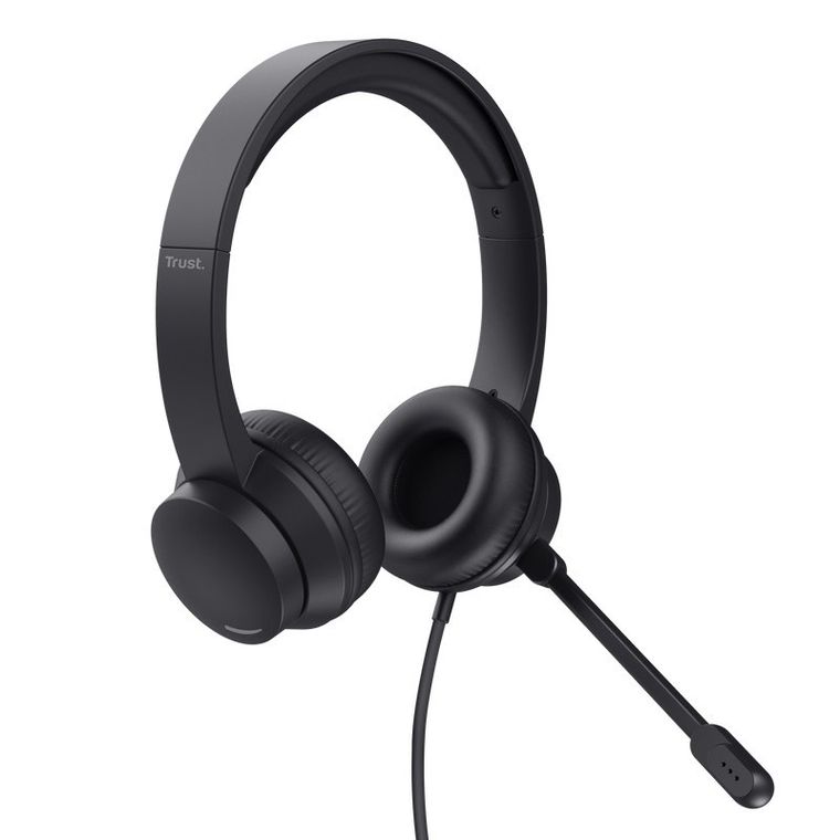 Trust, słuchawki, Trust HS-150, black