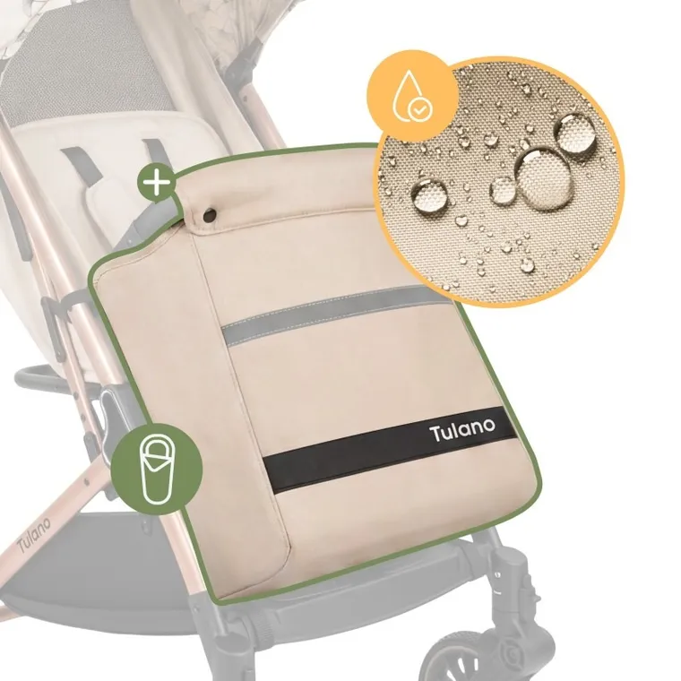 Tulano, Lagos 35, wózek spacerowy, beige gold