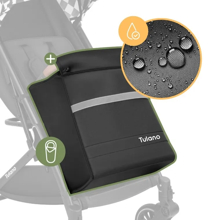 Tulano, Lagos 35, wózek spacerowy, black