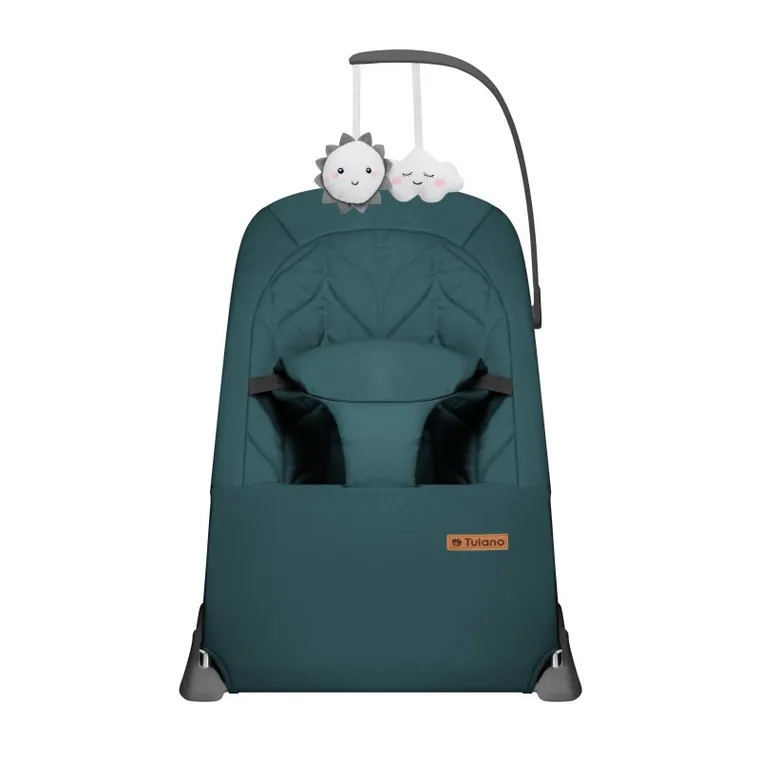 Tulano, Moon 10, leżaczek bujaczek dla dziecka, green