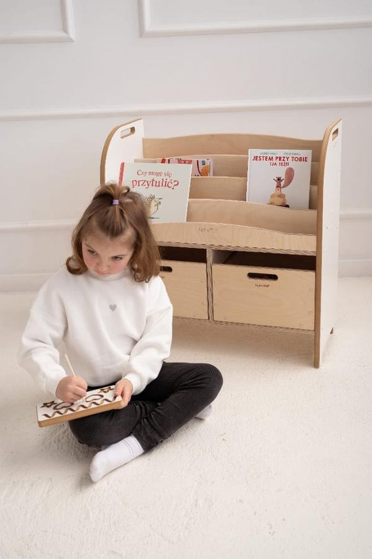 tupti.wood, Smart, biblioteczka, regał montessori