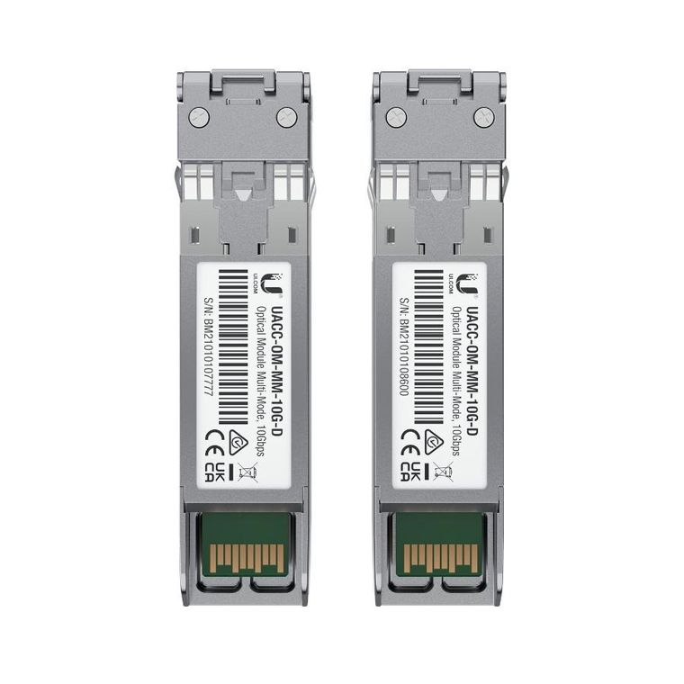 Ubiquiti, moduł SFP+, UACC-OM-MM-10G-D-2, Duplex LC, MM, 850nm, 10Gbps, 300m
