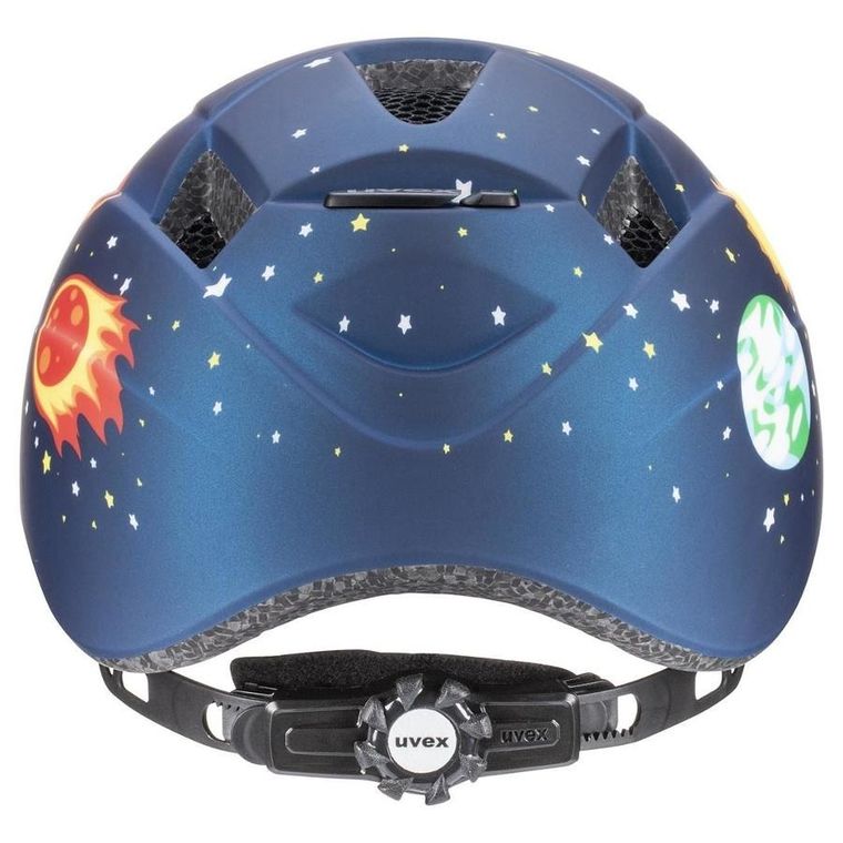 Uvex, Kid 2 CC, kask rowerowy, dziecięcy, dark blue rocket, 46-52 cm