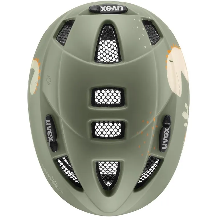 Uvex, Kid 2 CC, kask rowerowy, dziecięcy, sage green, 46-52 cm