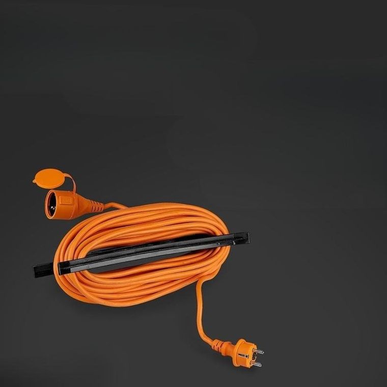 V-tac, przedłużacz ogrodowy z uchwytem do zwijania i klapką, 15m, 16A