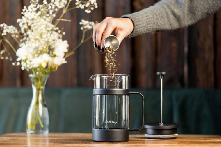 Vialli Design, Senso, zaparzacz do kawy i herbaty, czarny, 1000 ml