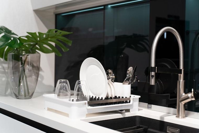 Vialli Design, Soho, ociekacz na naczynia, biały