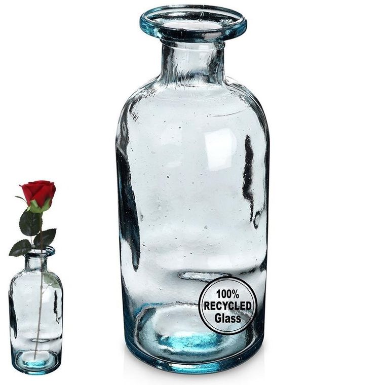 Vilde, dekoracyjny wazon na kwiaty, szklany, 20 cm