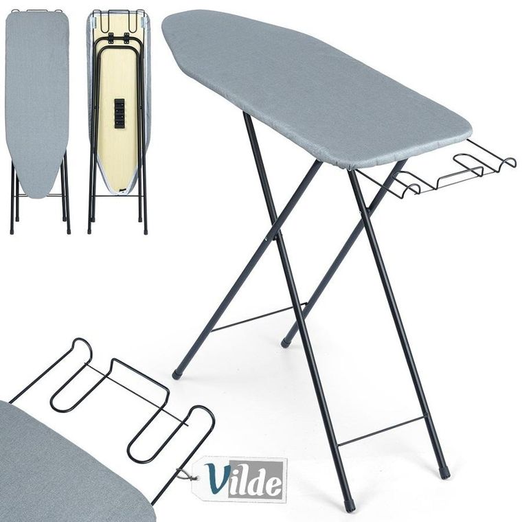 Vilde, deska do prasowania, szara, 105,5-30,5-80,5 cm