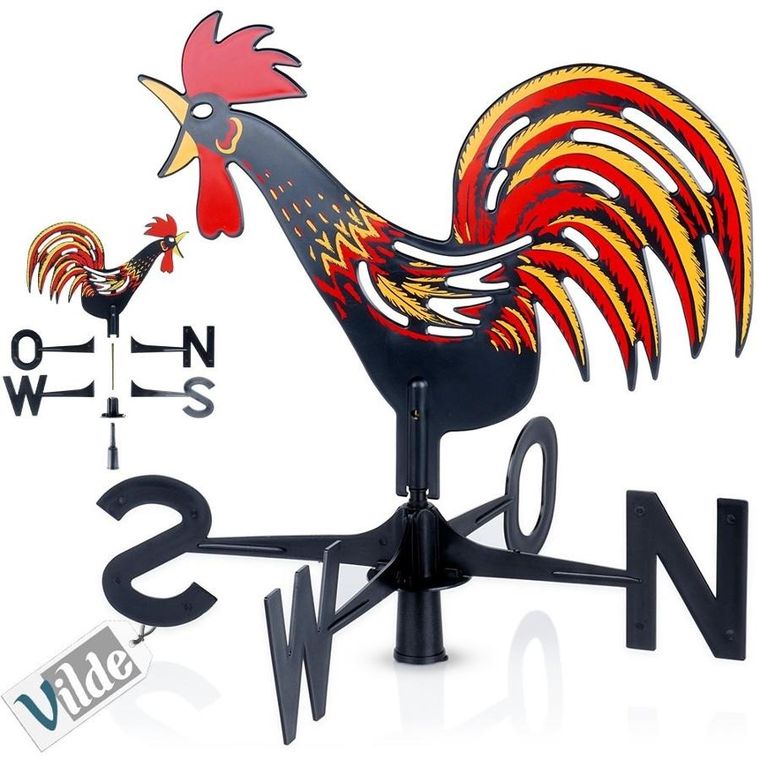 Vilde, kogut pogodowy, róża wiatrów