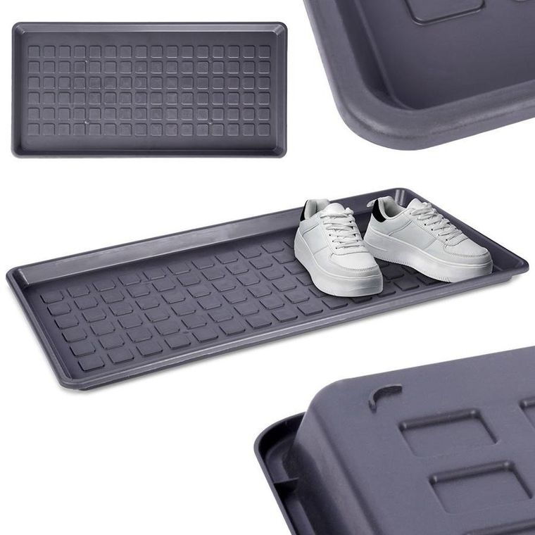 Vilde, mata na buty, szara, 70-35 cm