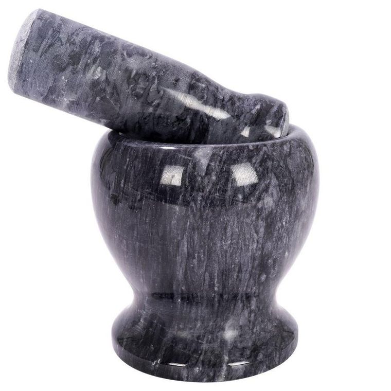 Vilde, moździerz granitowy z tłuczkiem, 11 cm