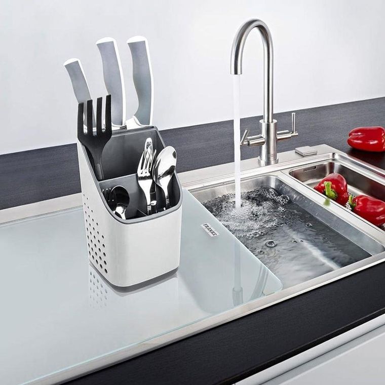 Vilde, ociekacz na sztućce, przybory kuchenne, 14-14-23 cm