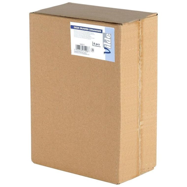 Vilde, organizer, do szuflady, biały modułowy, 8 szt.