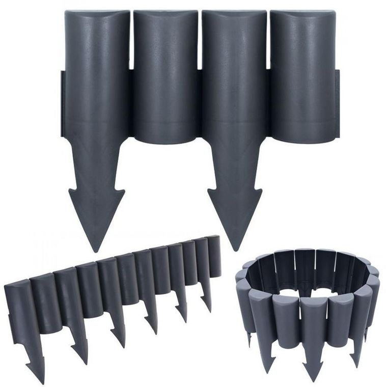 Vilde, palisada ogrodowa, grafitowa, 25 cm