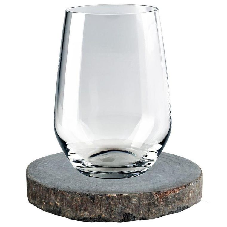 Vilde, plaster drewna z korą, podstawka pod kubek, szary, 4 szt.